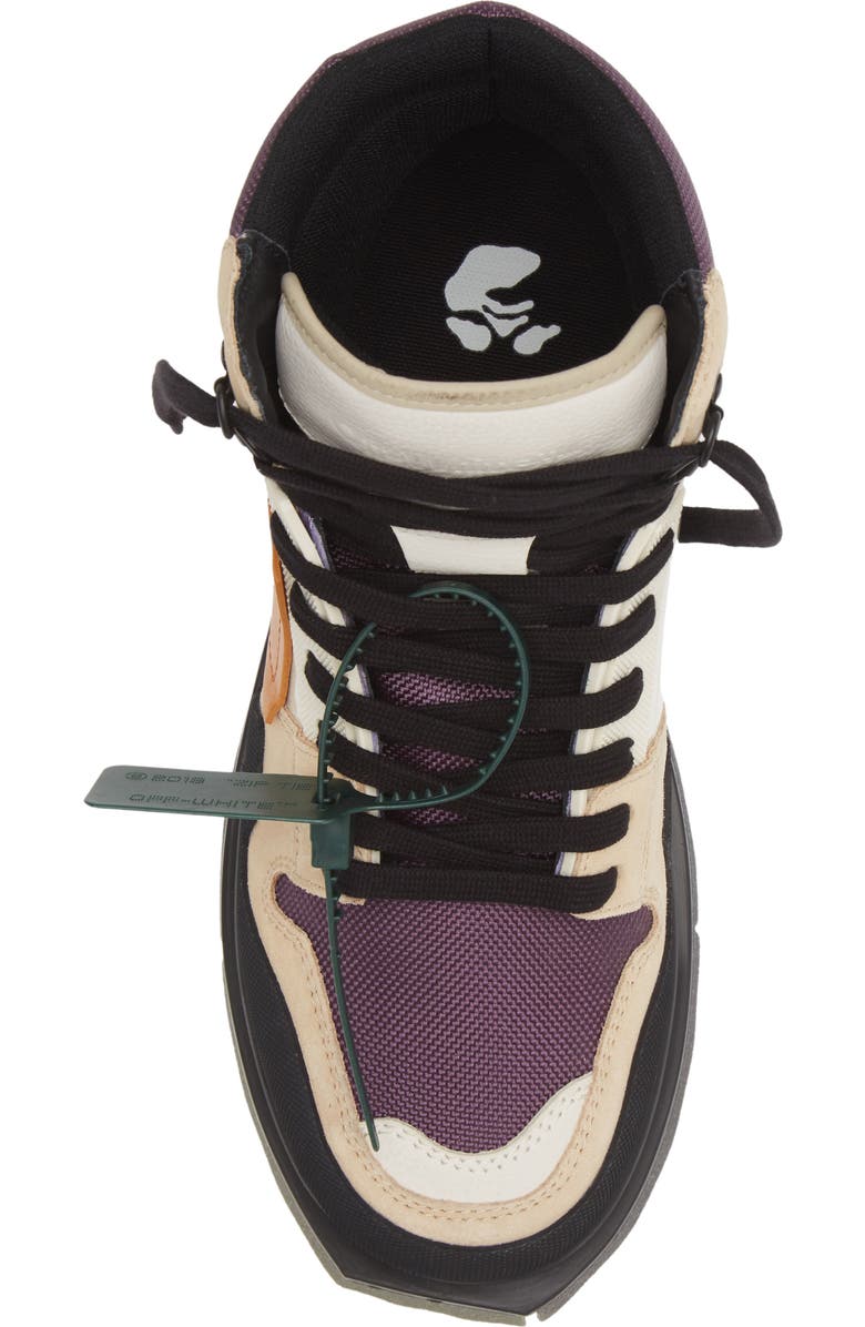 Off-White Sponge Sole Hiking Boot, Alternate, color,