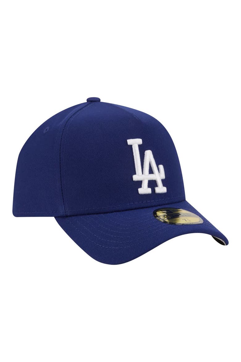 Men's New Era  Royal Los Angeles Dodgers A-Frame 59FORTY Fitted Hat, Alternate, color, Royal