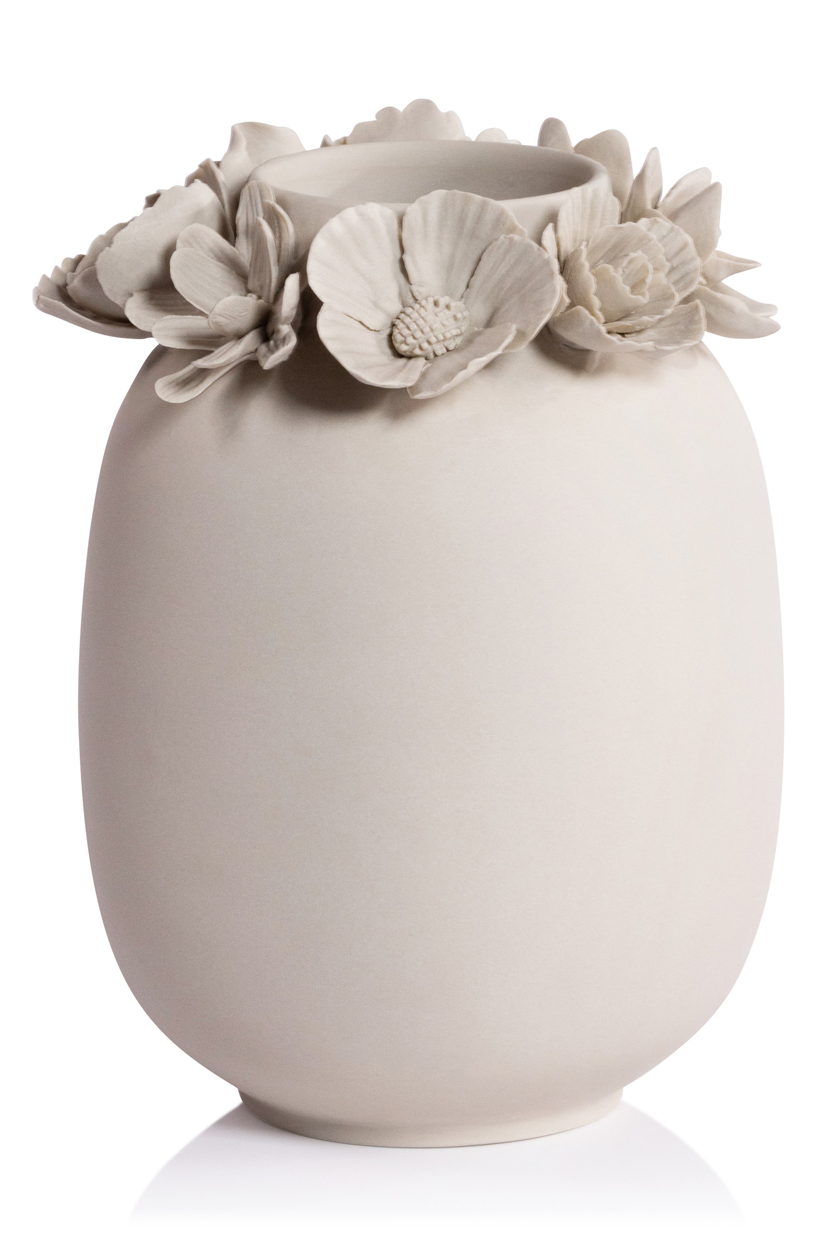 Zodax Petite Couronne Fine Bone China Vase