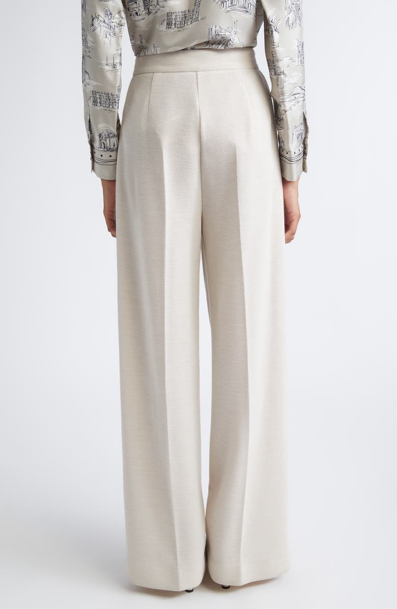 Max Mara Attina Jersey Trousers, Alternate, color, Ivory