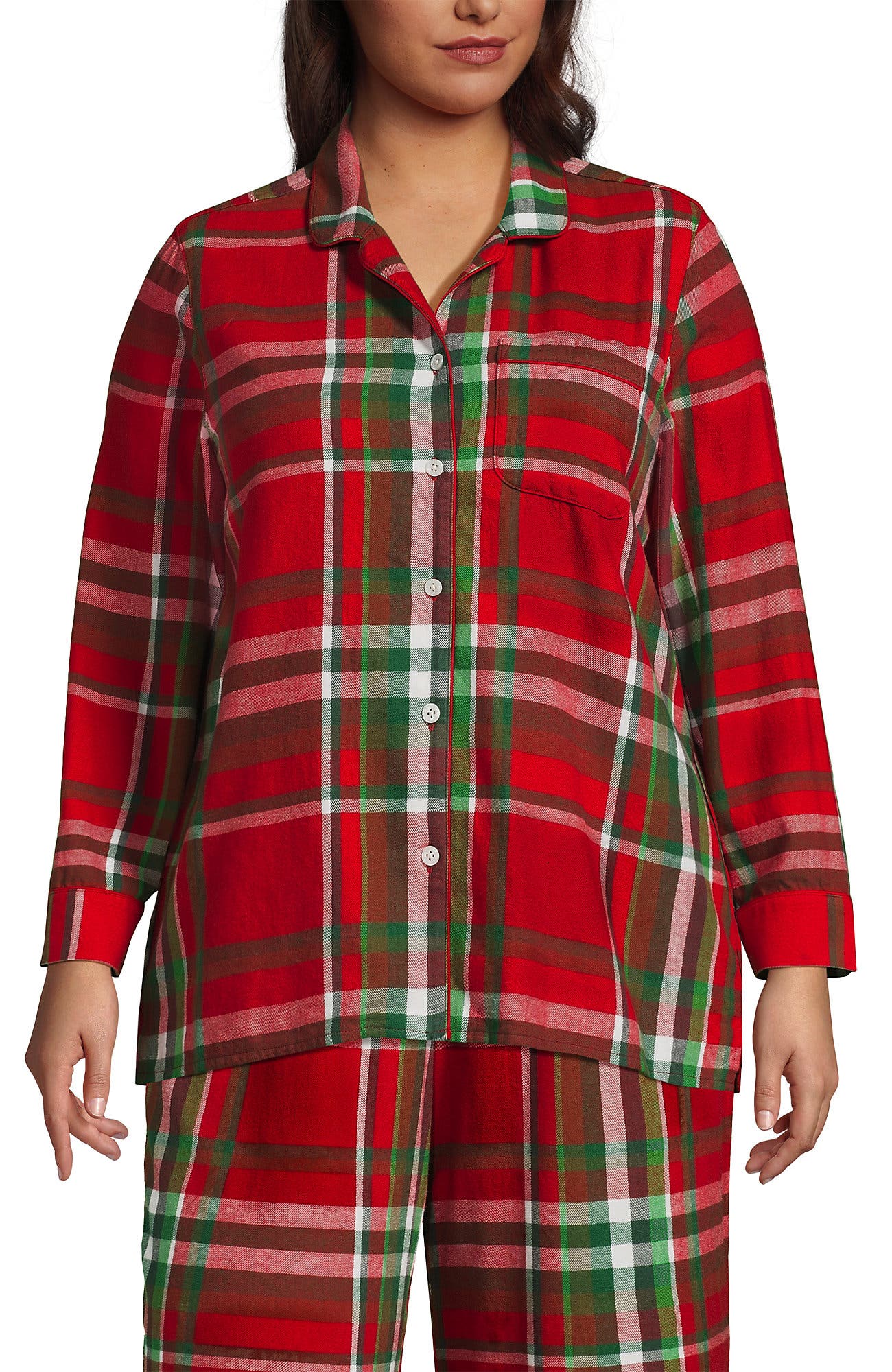 Compass Red/Emerald Plaid