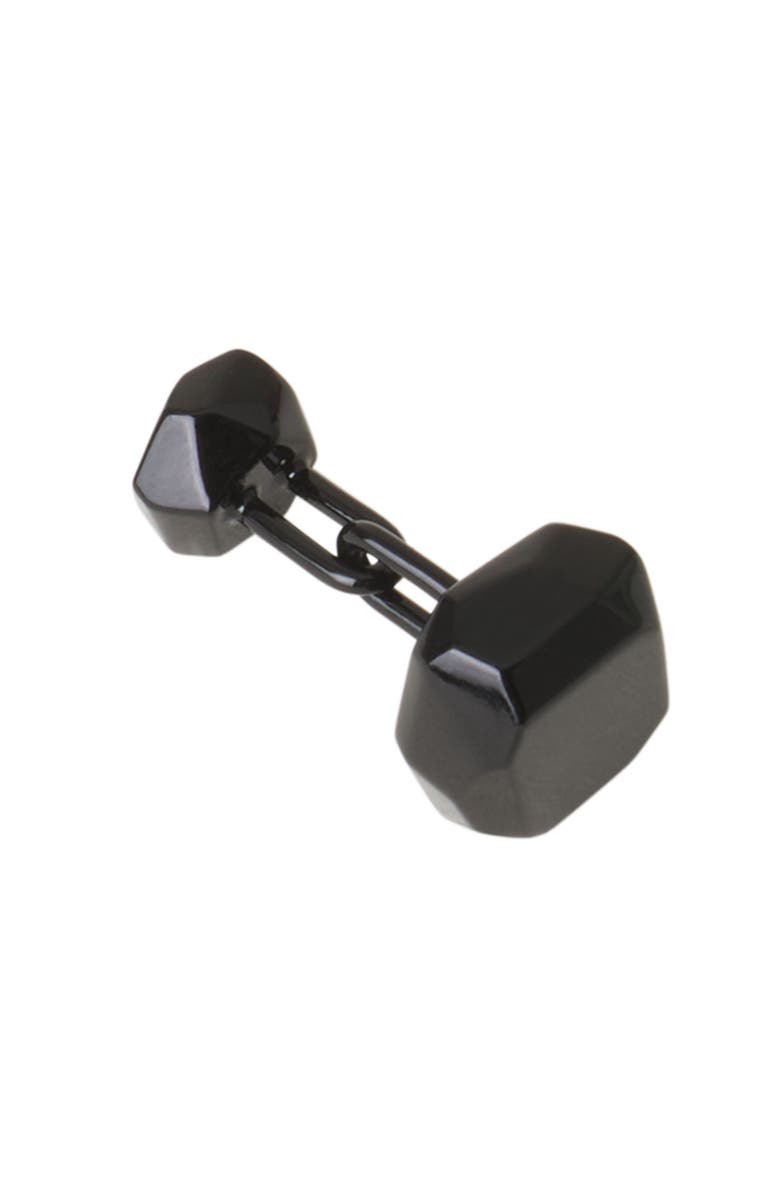 Lanvin Rocks Cufflinks, Alternate, color, Black