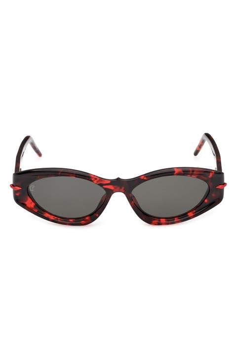 55mm Cat Eye Sunglasses