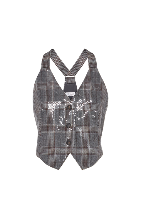 Prince of Wales waistcoat with embroidery