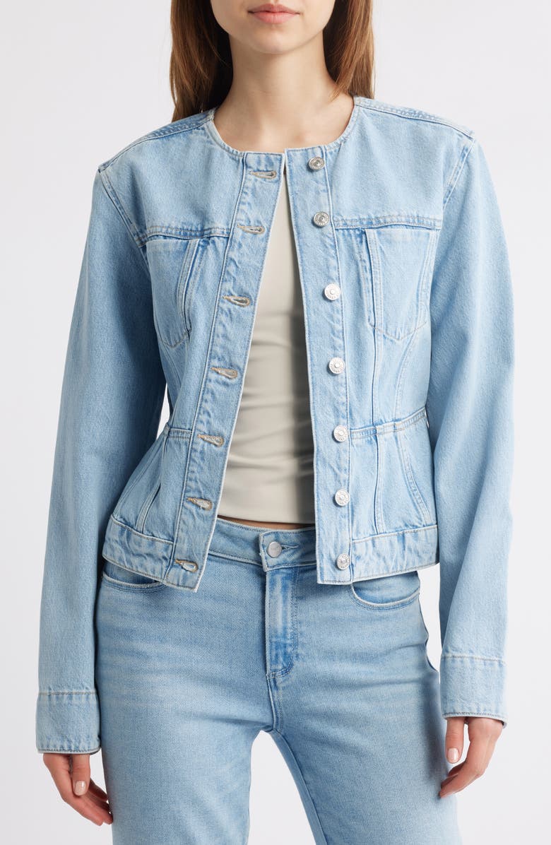 PAIGE Isara Denim Jacket, Alternate, color, 