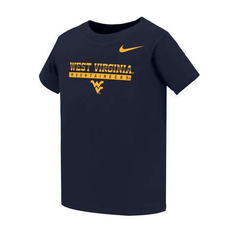 Toddler Nike Navy West Virginia Mountaineers Name Bar Legend Dri-FIT T-Shirt