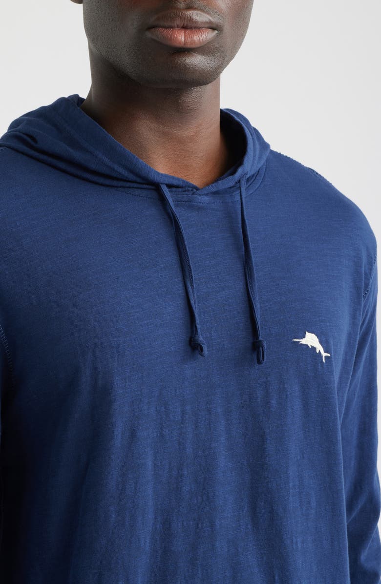 Tommy Bahama Shady Haven Lux Hoodie, Alternate, color, Island Navy