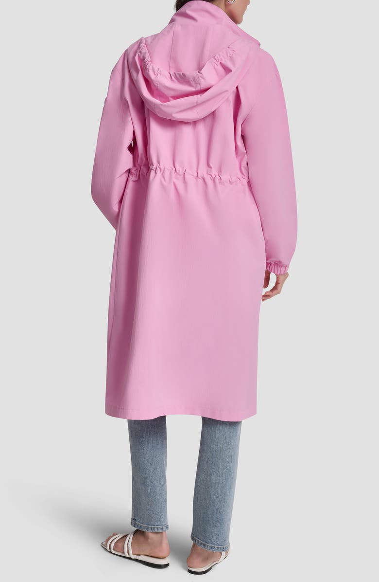 DKNY 1989 Logo Walker Anorak, Alternate, color, Bright Peony