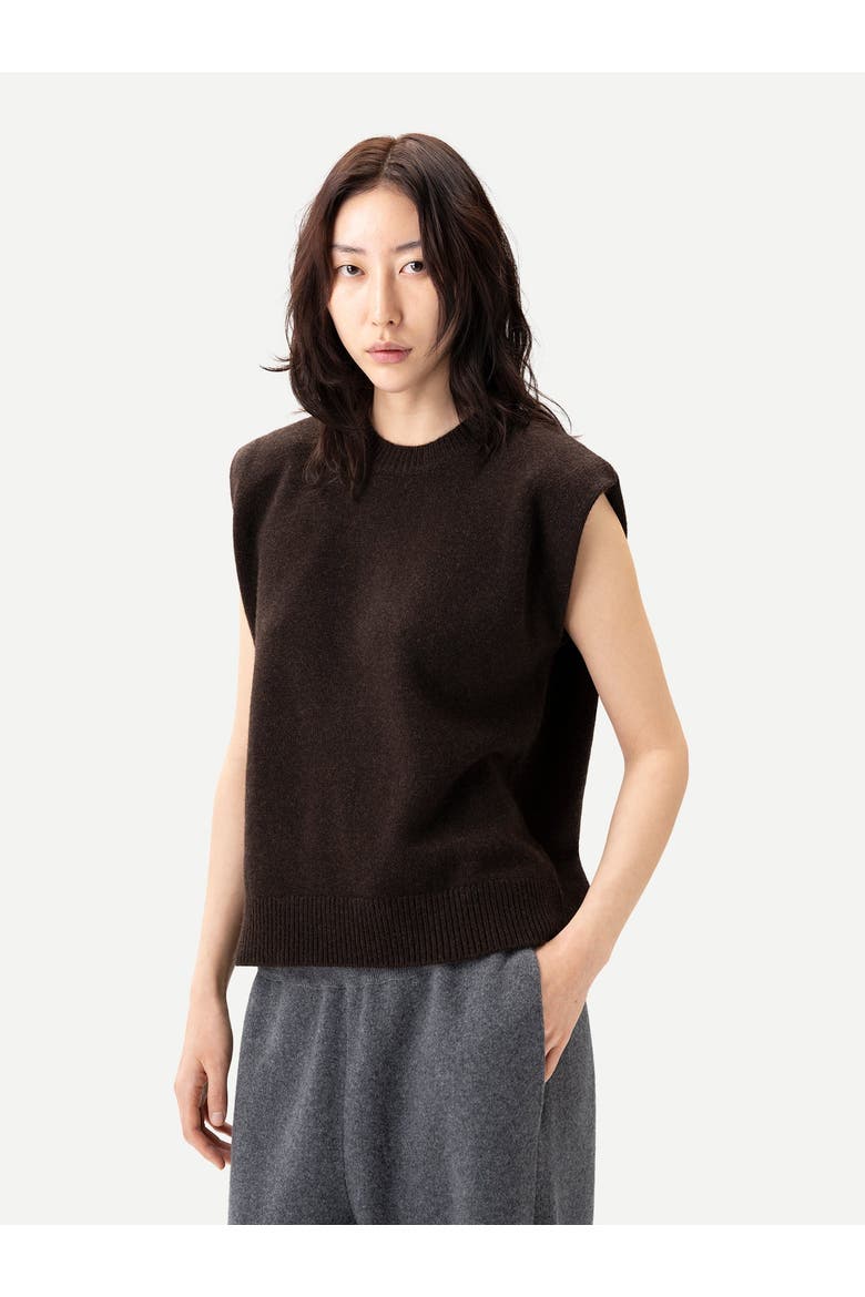 Cashmere Crewneck Twin Set, Alternate, color, mole