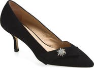 Stuart Weitzman Jesse Crystal Star Pointed Toe Pump