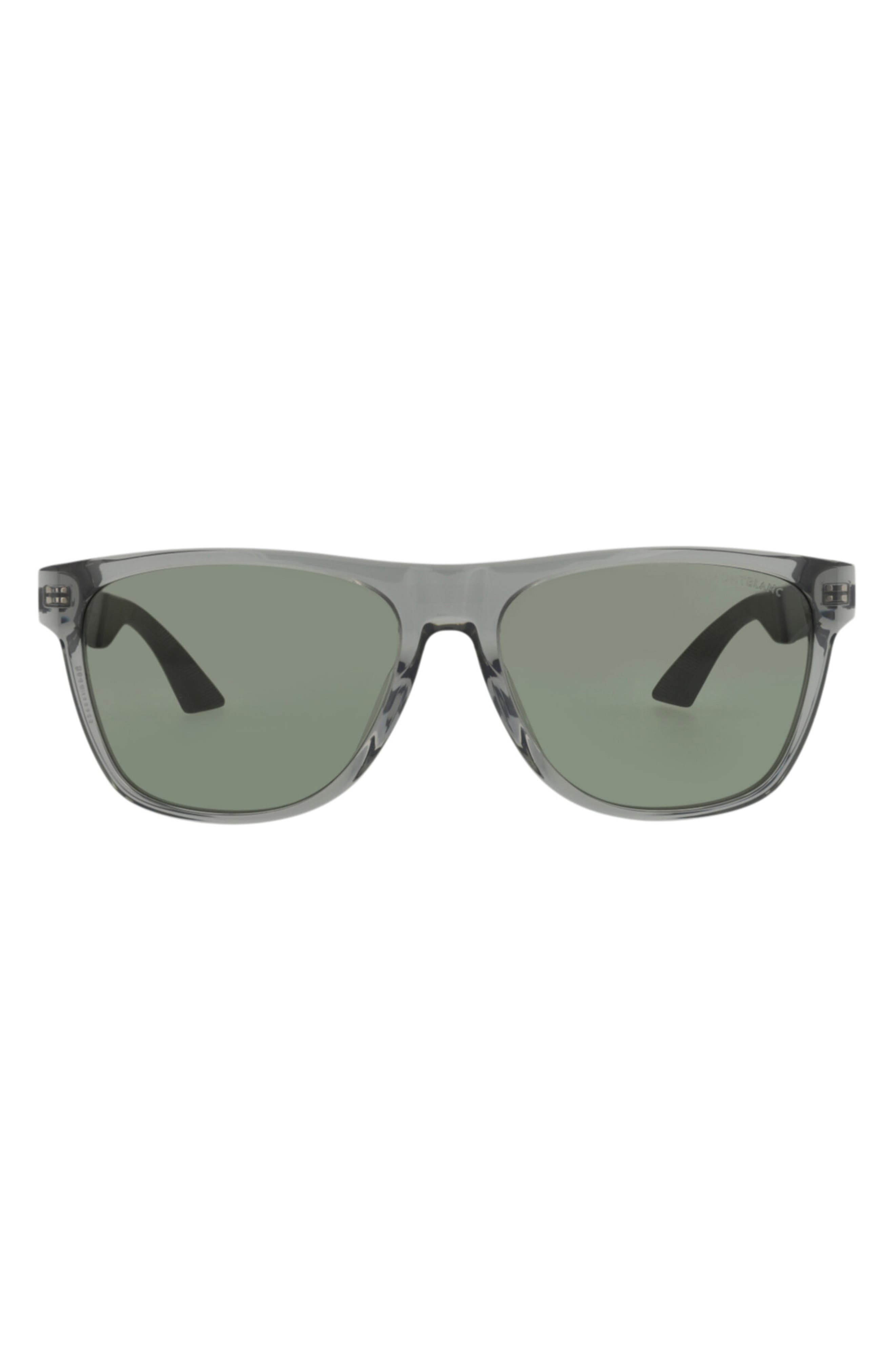 Montblanc 56mm Square Sunglasses
