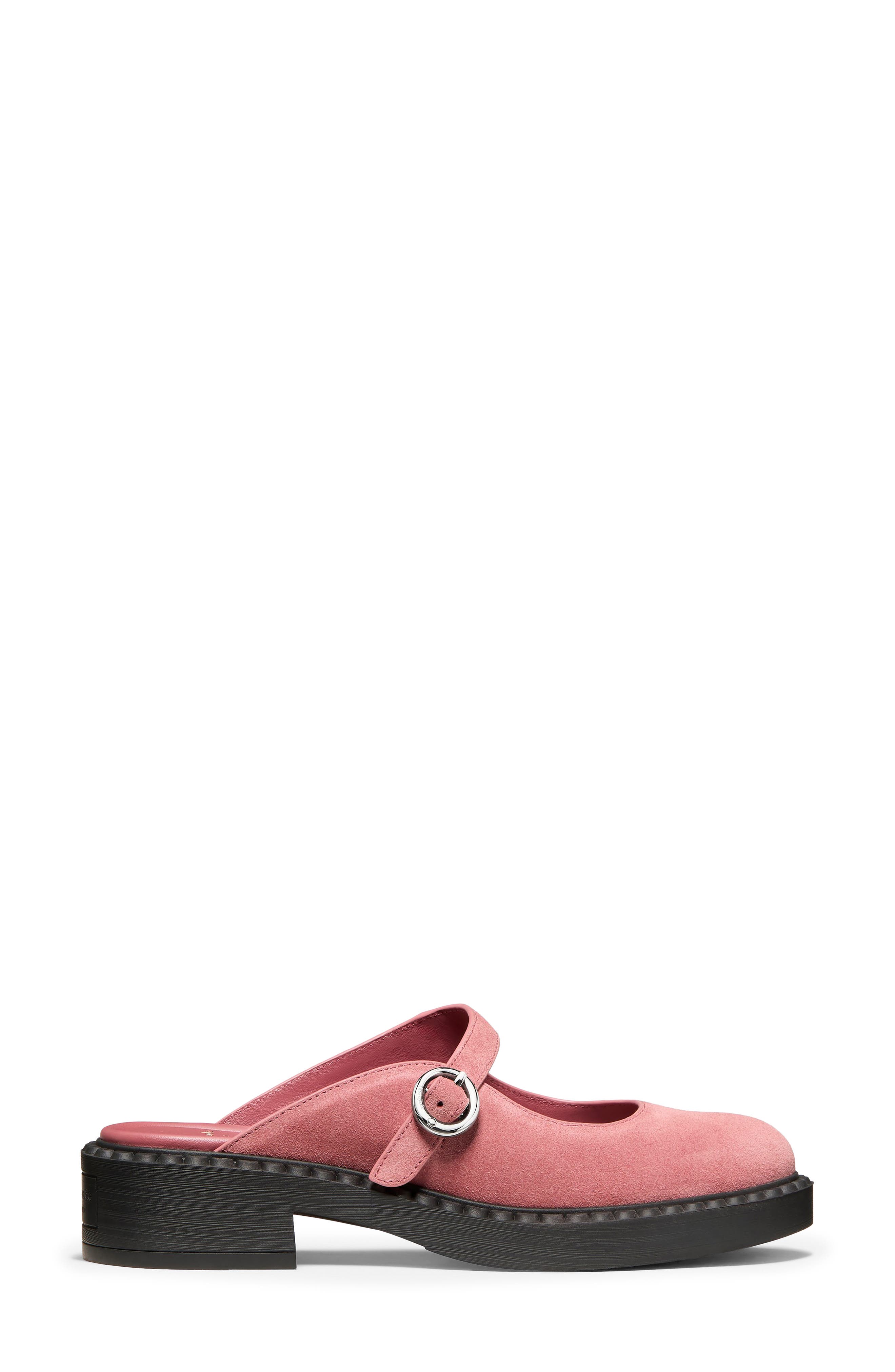 Halo Mary Jane Mule, Alternate, color, POMEGRANATE.