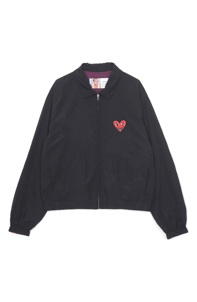 JUNGLES x Keith Haring Graphic Water Resistant Jacket, Main, color, 