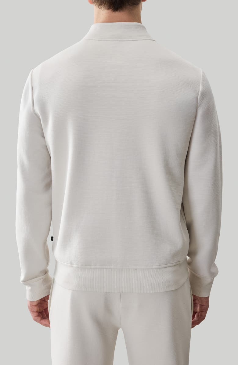 Robert Barakett Kenji Zip Track Jacket, Alternate, color, Swan