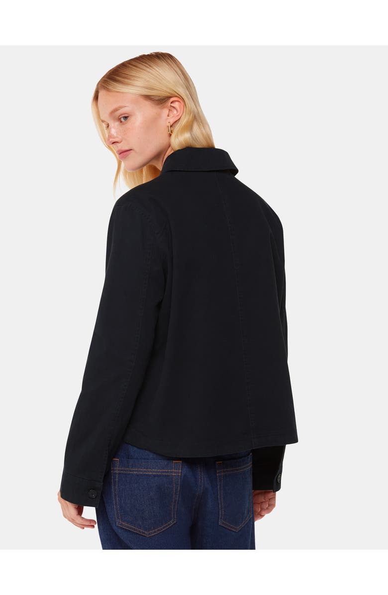 Whistles Marie Casual Jacket, Alternate, color, Washed Black