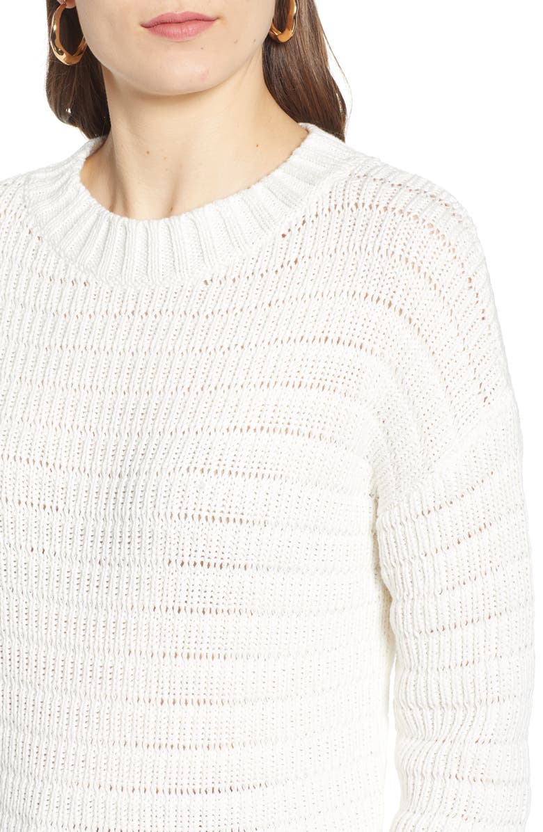 Treasure & Bond Pointelle Sweater, Alternate, color, 