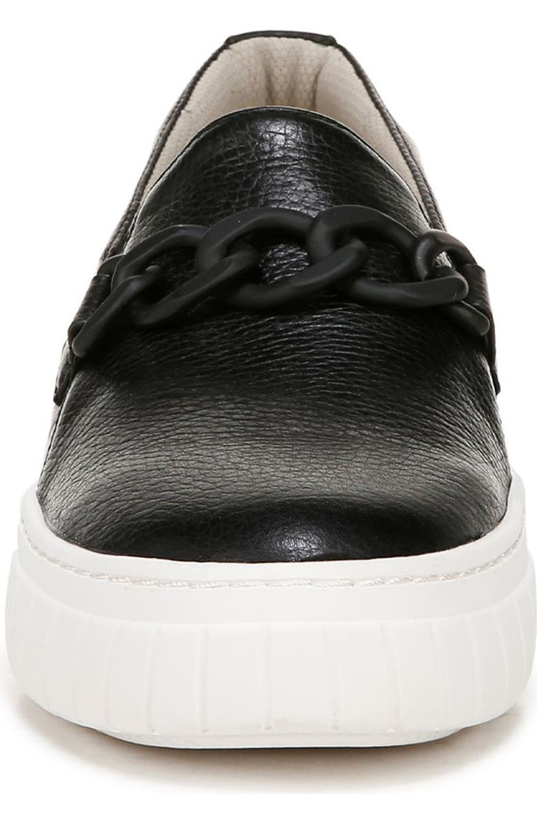 Naturalizer Daphne Slip-On Platform Sneaker, Alternate, color, Black Leather