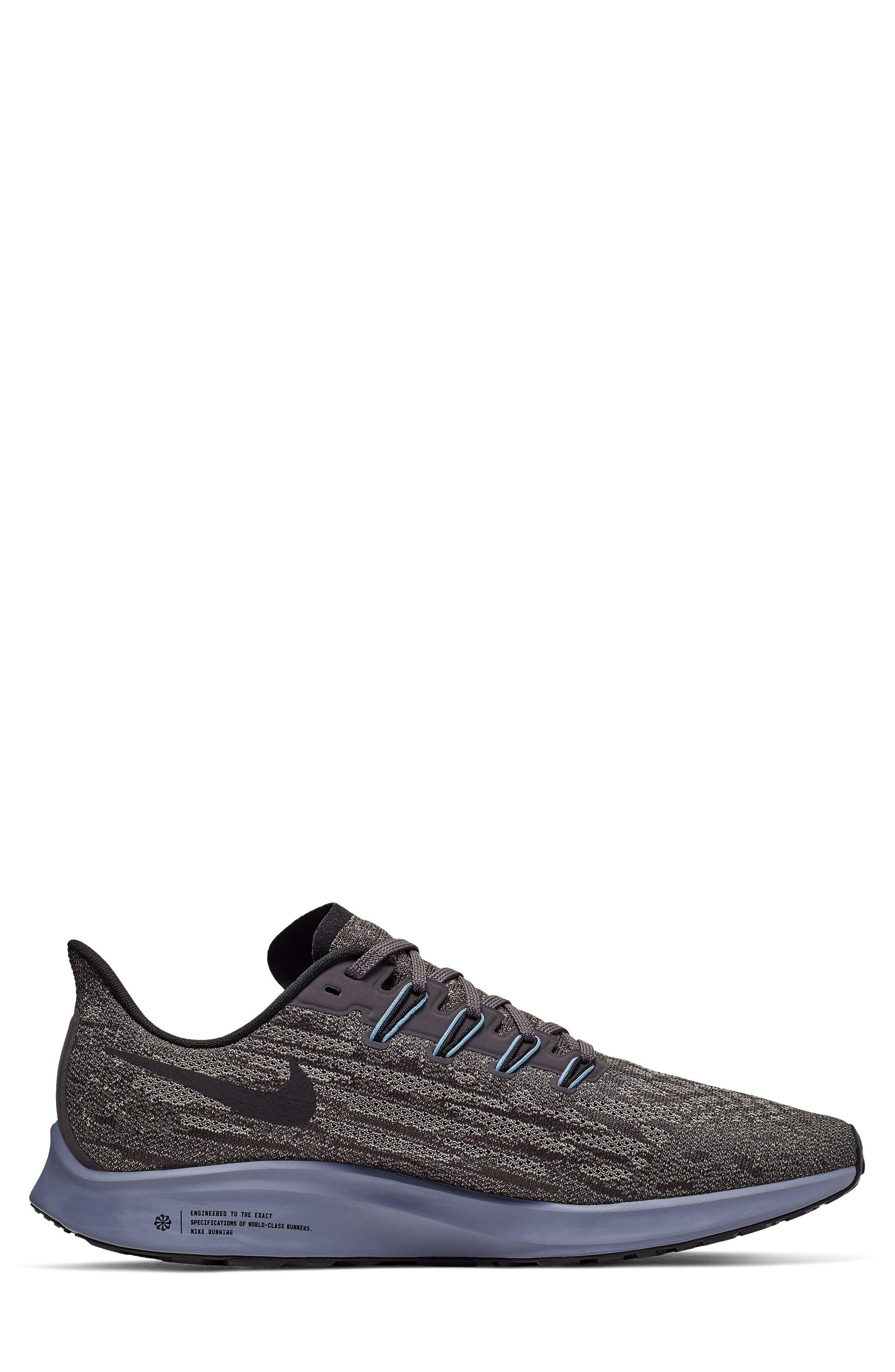 Air Zoom Pegasus 36 Running Shoe, Alternate, color, THUNDER GREY/ PUMICE/ INDIGO