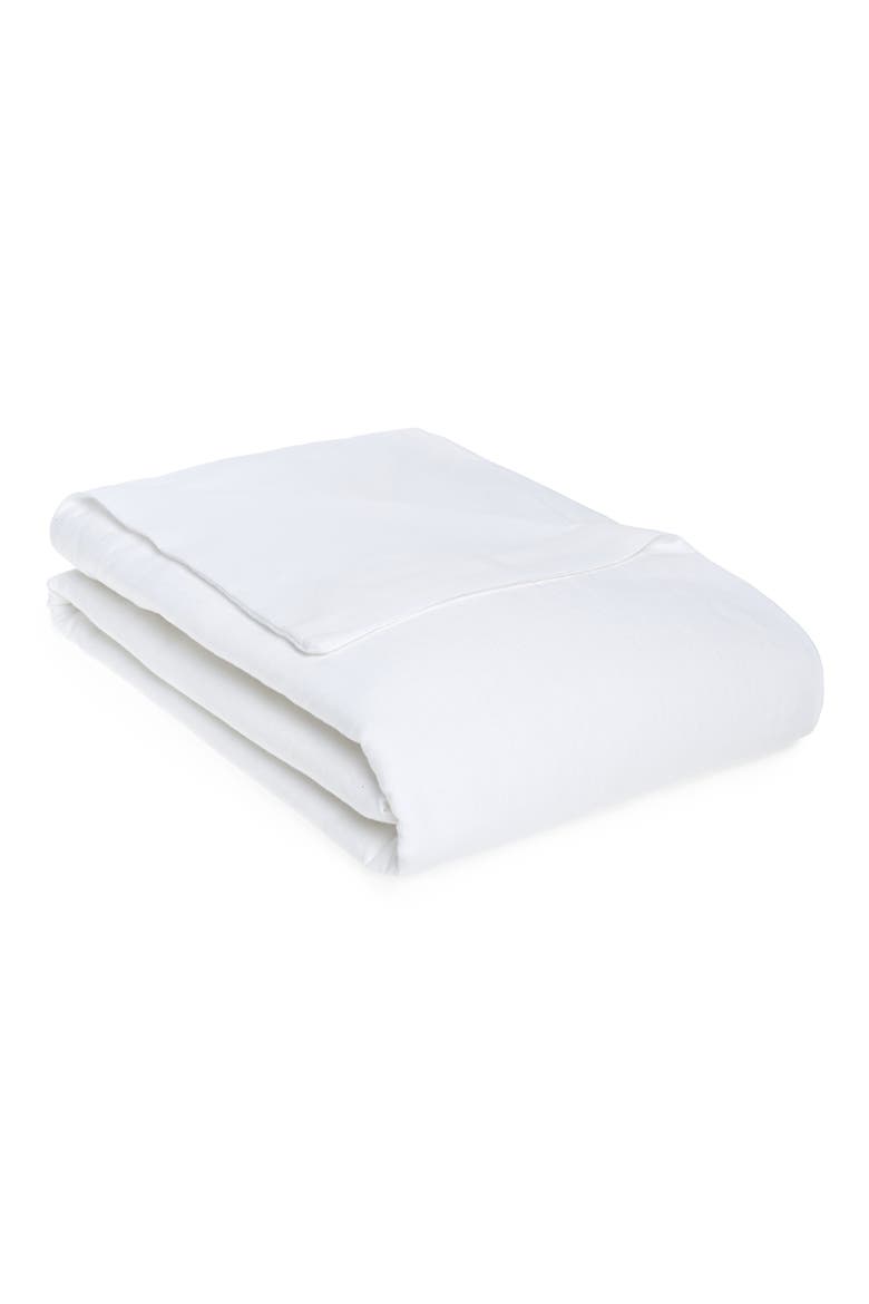 Linen & Cotton Duvet Cover, Main, color, WHITE