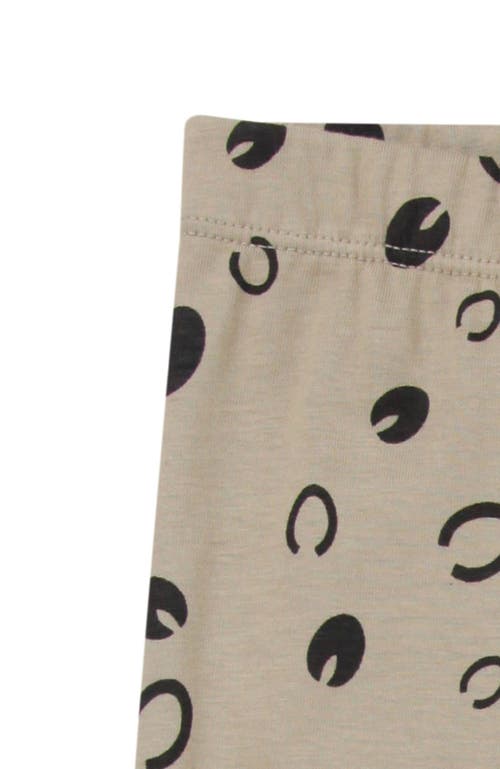 Turtledove London Kids Organic Cotton Equestrian Print Leggings In Nude
