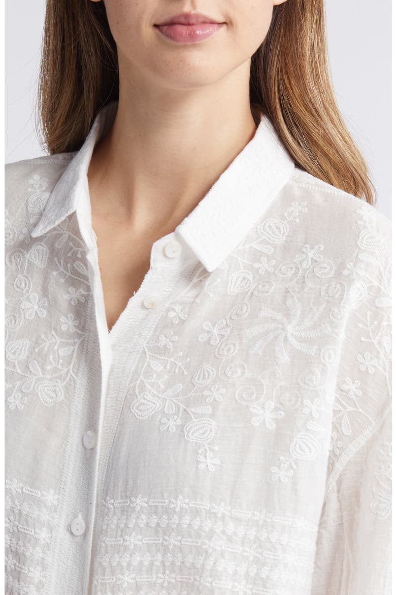 Xilry Button-Up Shirt, Alternate, color, IVORY