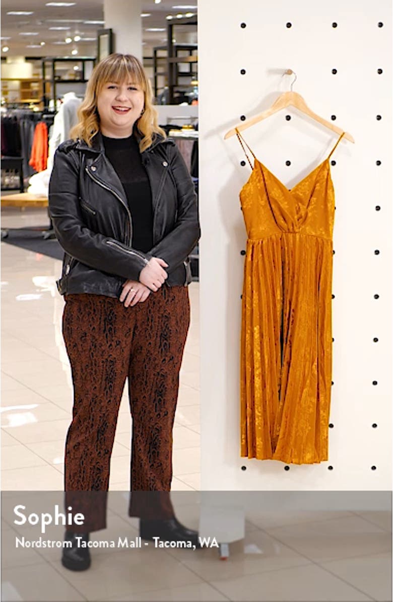 Pleat Skirt Sleeveless Dress, sales video thumbnail