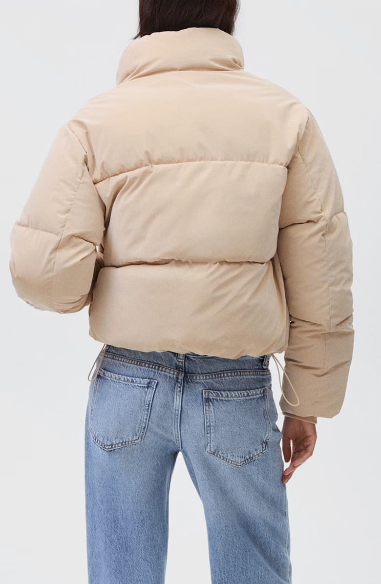 MANGO TEEN Quilted Puffer Jacket, Alternate, color, Beige