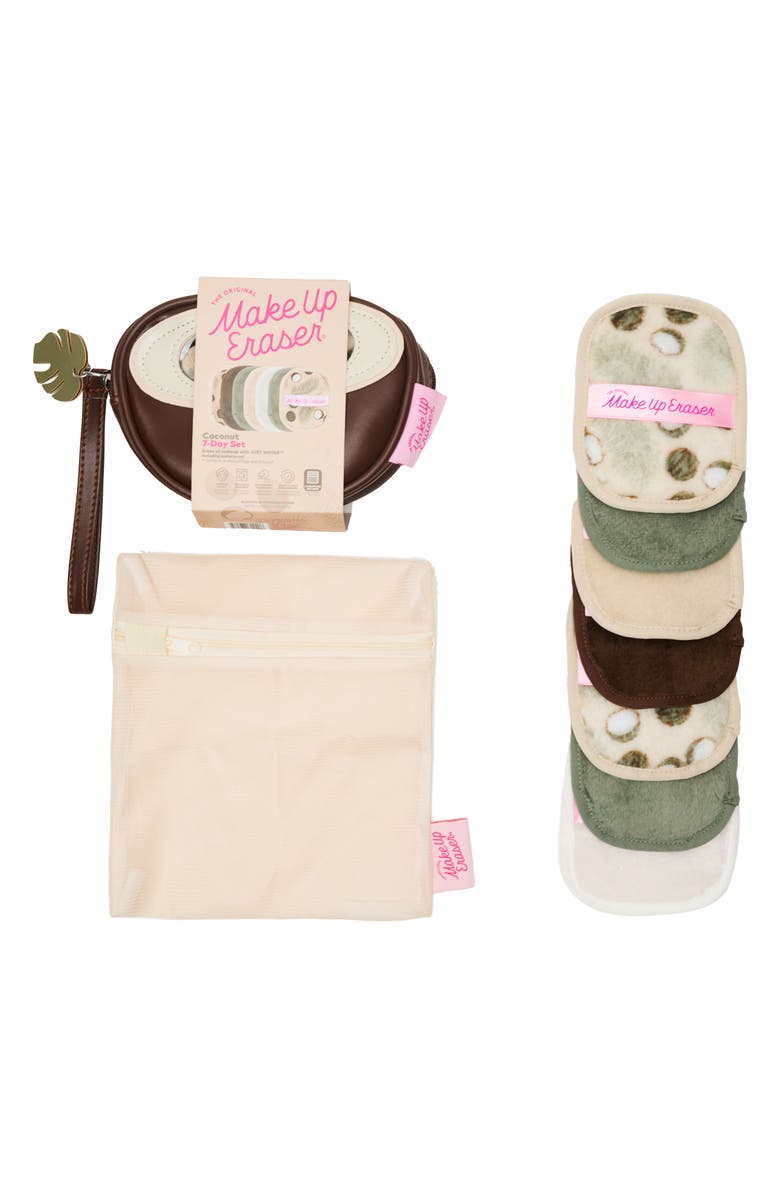 The Original MakeUp Eraser Coconuts 7-Day MakeUp Eraser Set, Main, color, 