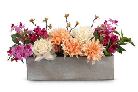 Francesca RealTouch Mixed Floral Centerpiece