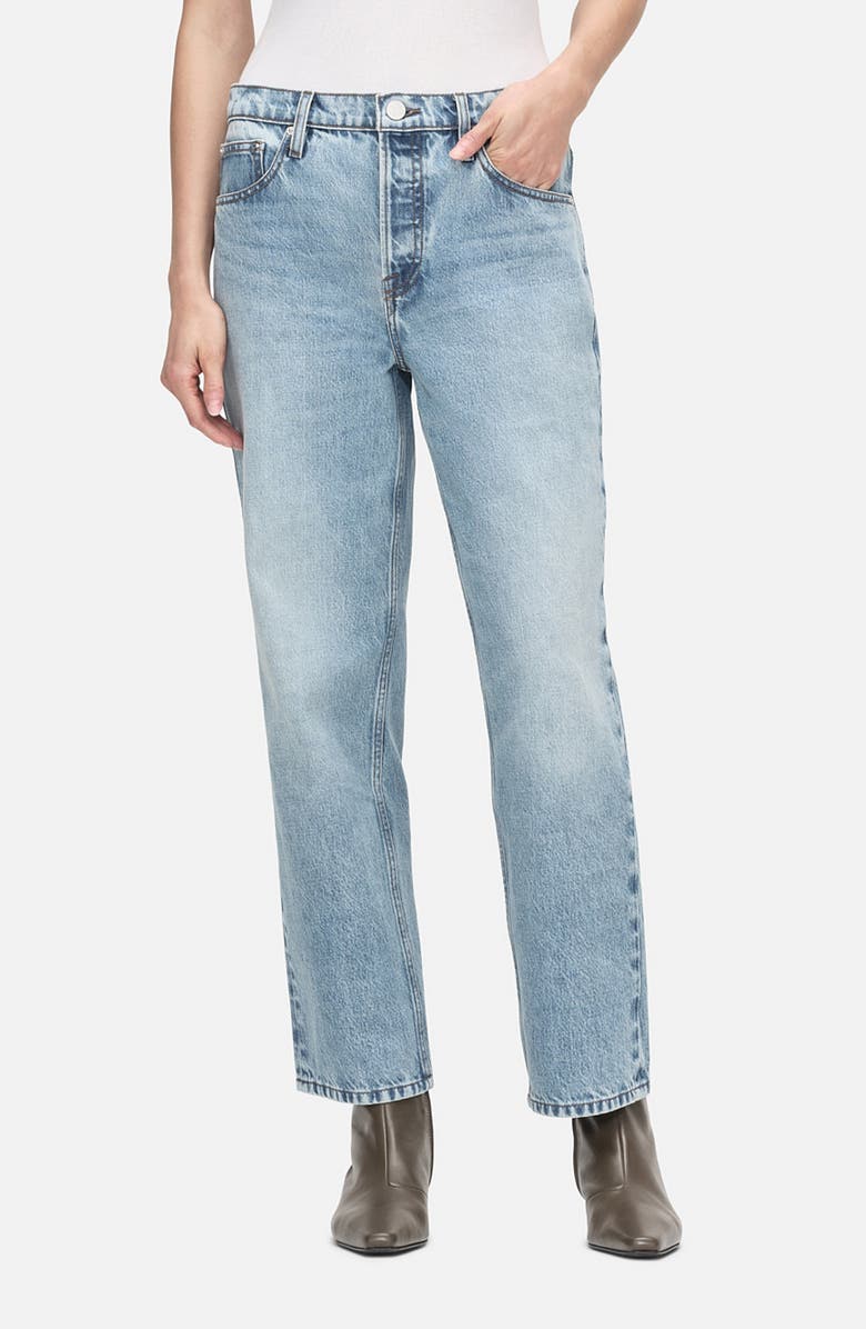 FRAME The Slouchy Straight Leg Jeans, Main, color, Divine