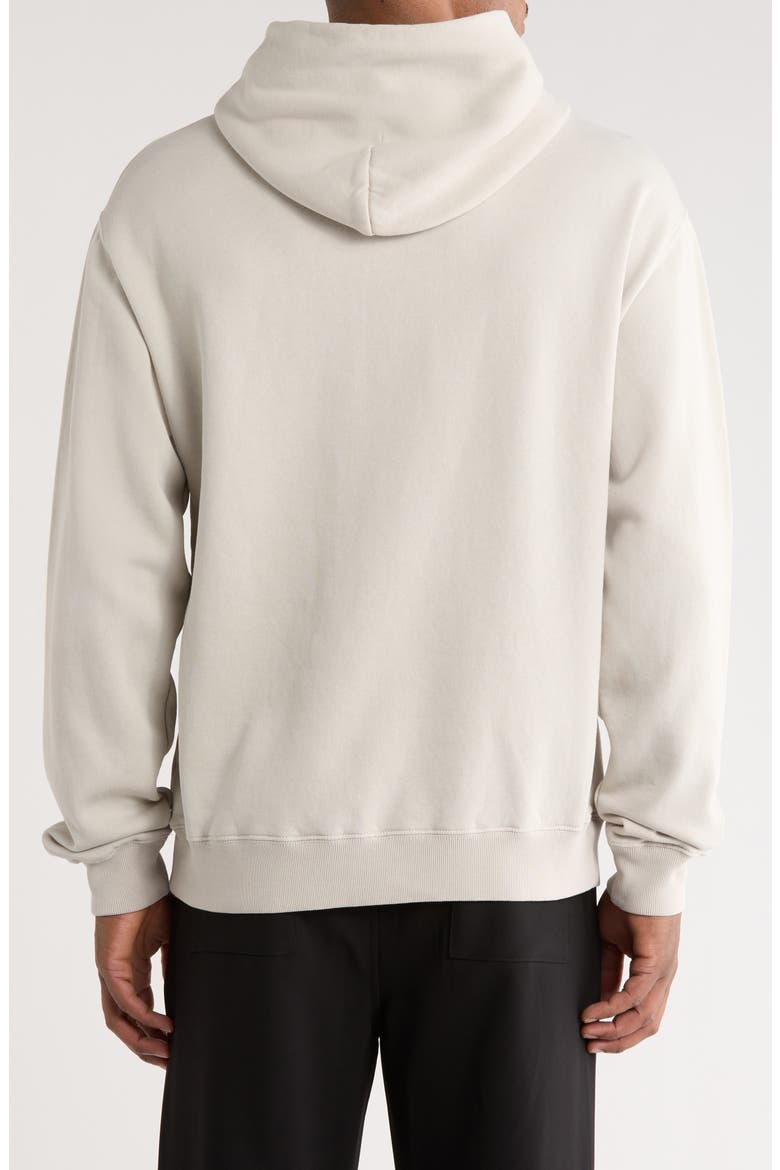 Script Logo Cotton Fleece Hoodie, Alternate, color, OFF-WHITE