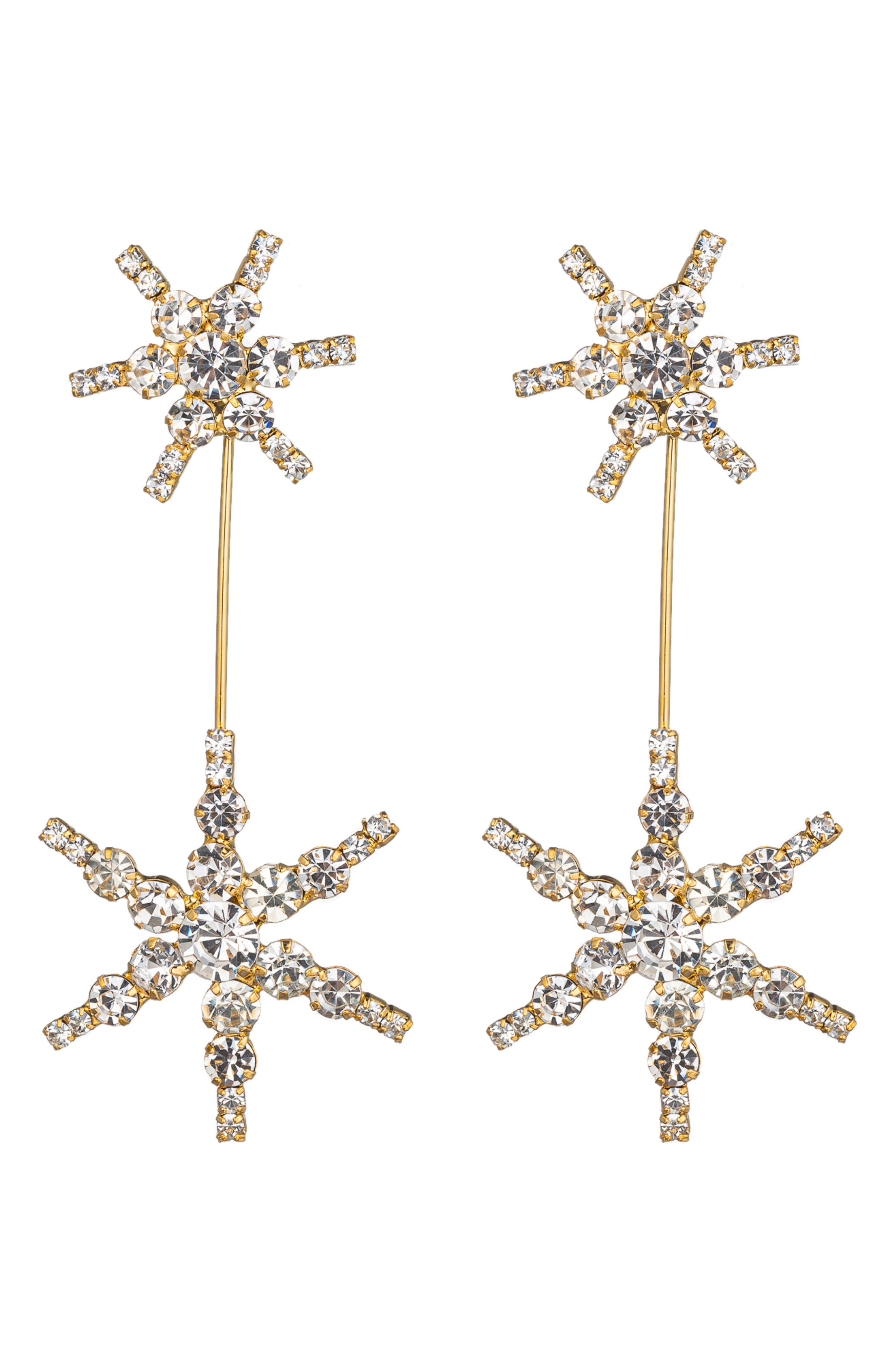 EYE CANDY LOS ANGELES North Star Statement Drop Earrings