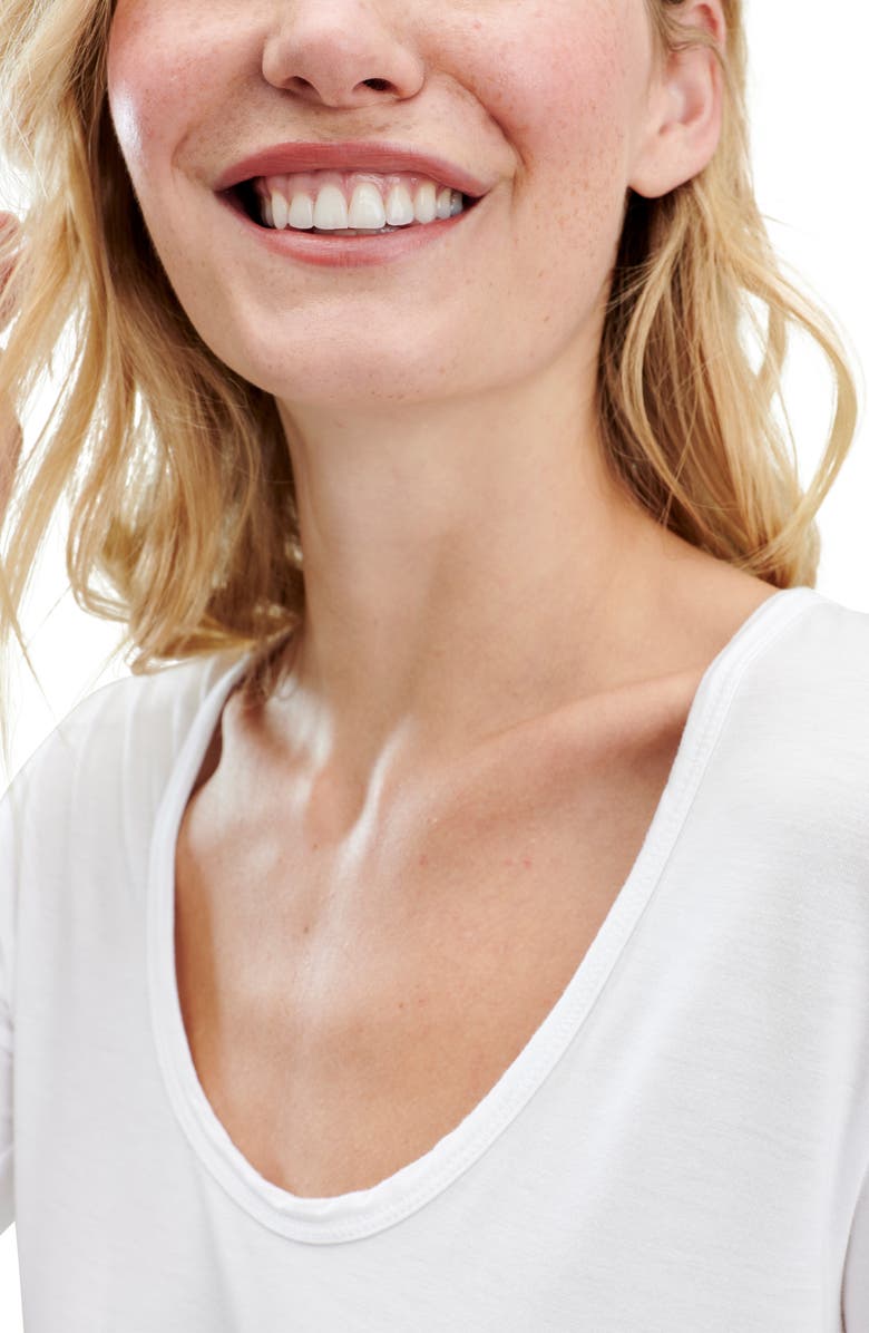 Splendid Scoop Neck Jersey Tee, Alternate, color, 