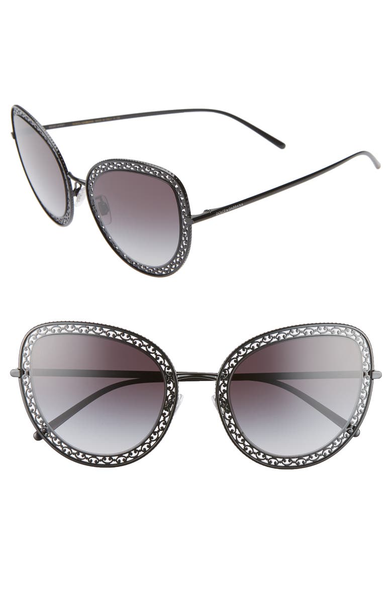 Dolce&Gabbana 54mm Cat Eye Sunglasses, Main, color,