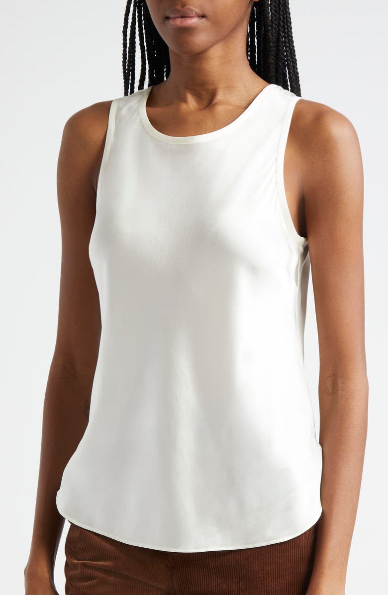 Veronica Beard Sabrina Silk Blend Tank, Alternate, color,