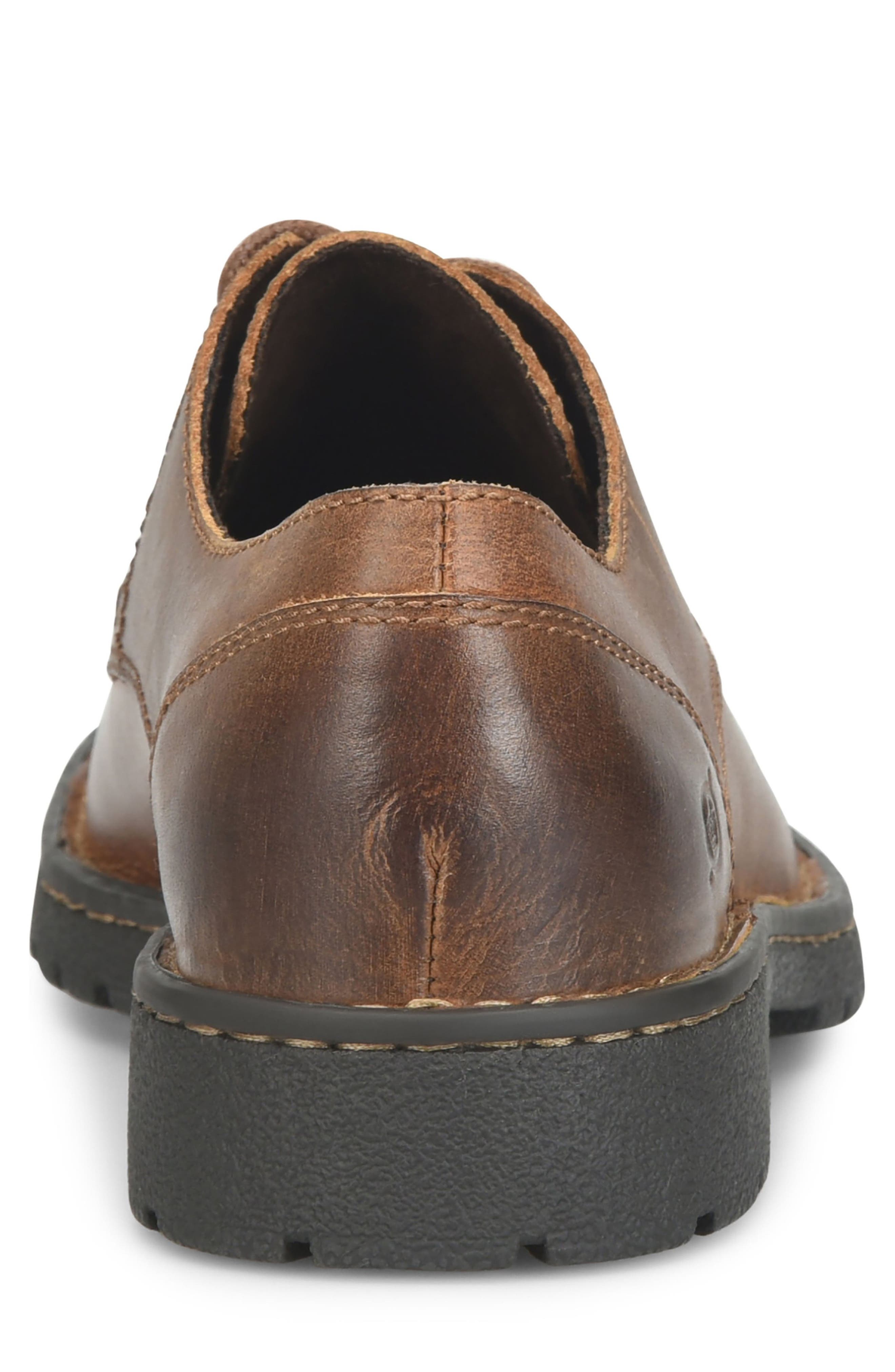 Cliff Leather Derby, Alternate, color, RUST FULLGRAIN