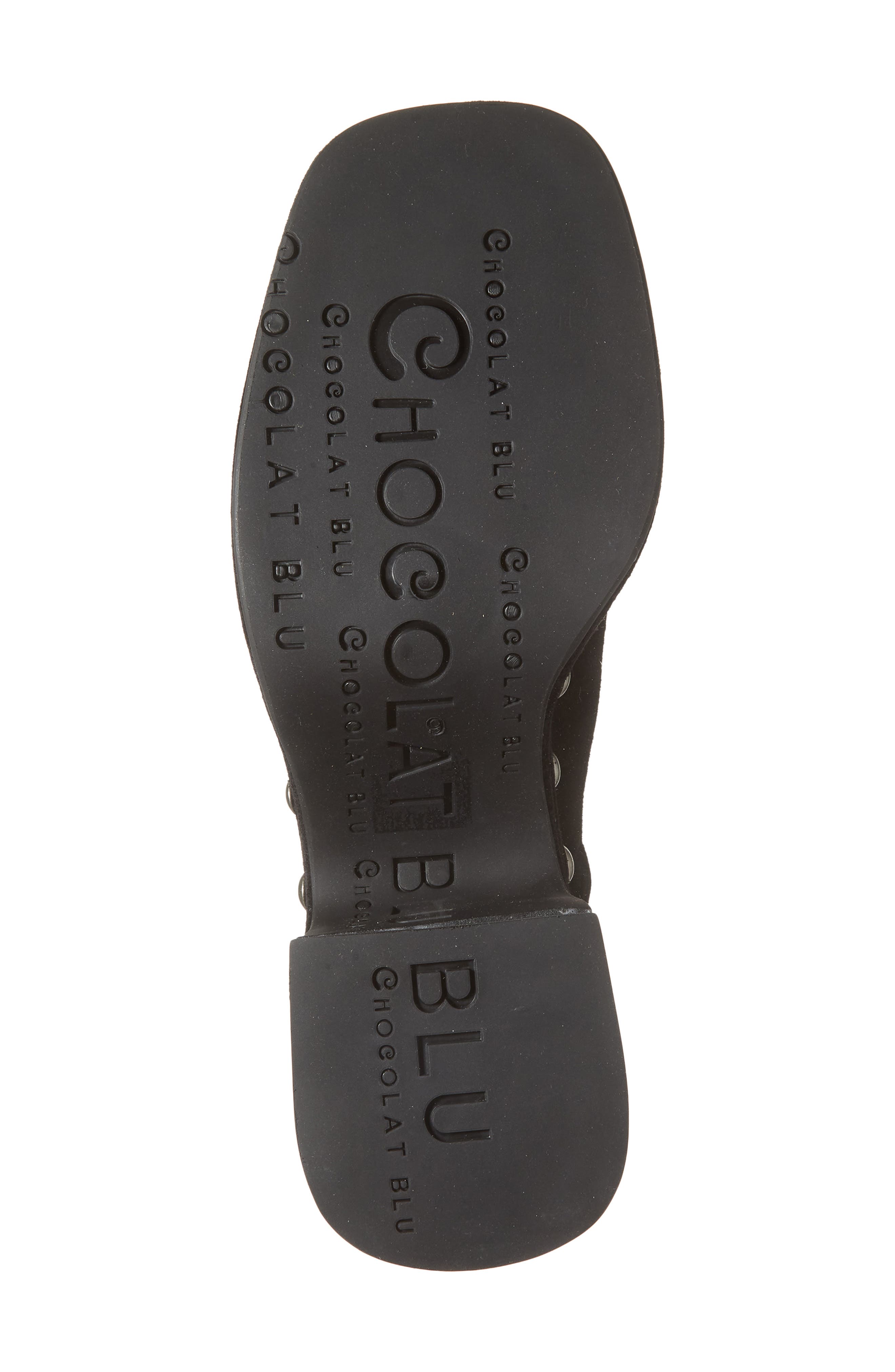 Chocolat Blu Harley Slingback Platform Clog, Alternate, color, Black Suede