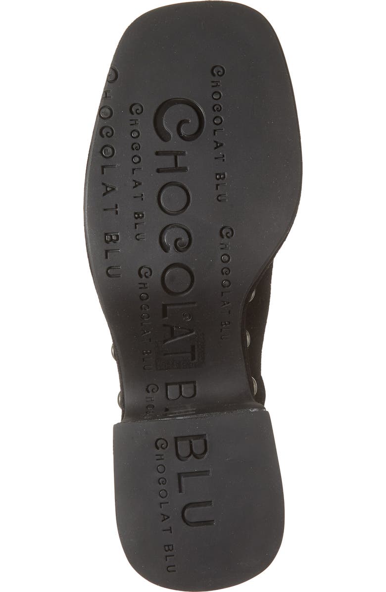 Chocolat Blu Harley Slingback Platform Clog, Alternate, color, Black Suede