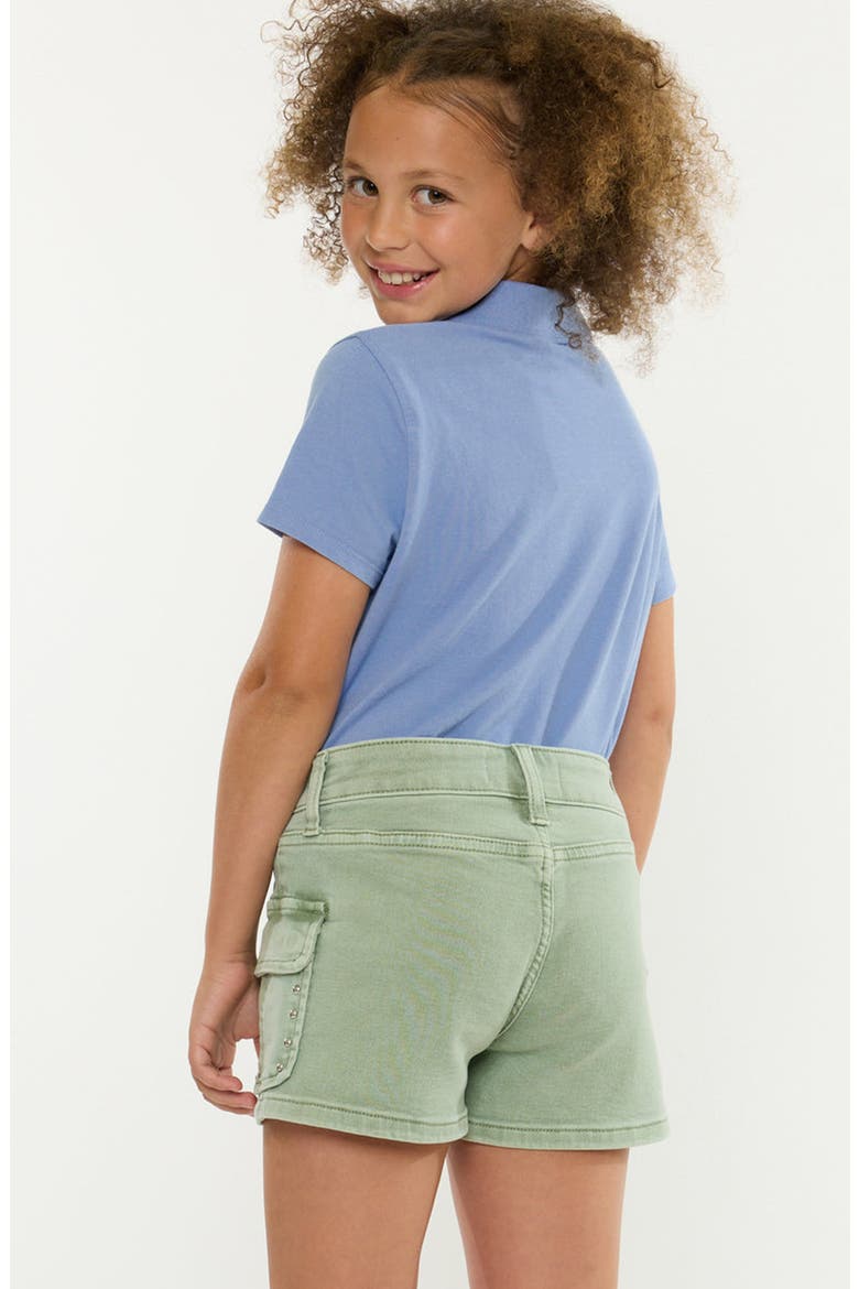 Izzie Mid Rise Shorts, Alternate, color, Olive