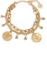 Bracha All Saints Coin Charm Bracelet
