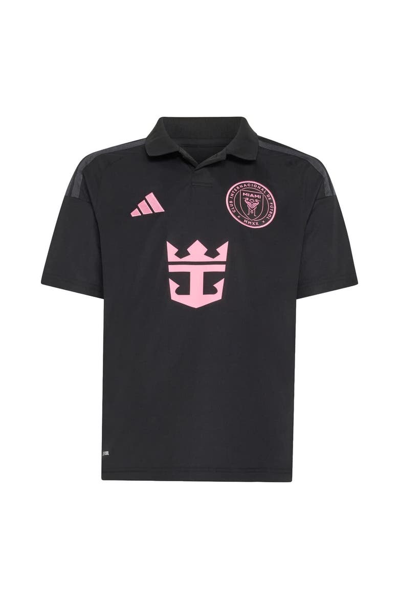 Youth adidas Lionel Messi Black Inter Miami CF 2026 Presagio Replica Jersey, Alternate, color, Black