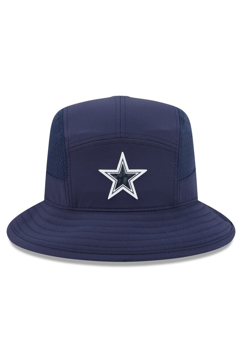 Men's New Era Navy Dallas Cowboys 2026 Sideline Bucket Hat, Alternate, color, Navy