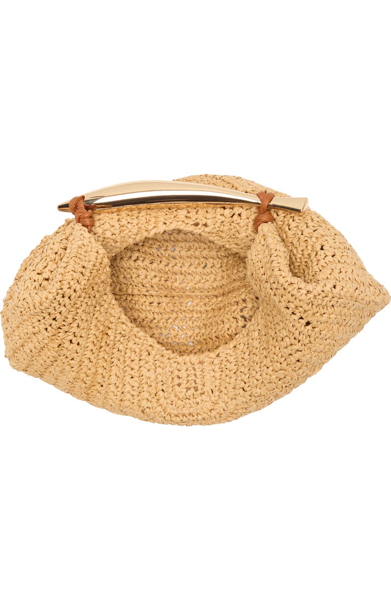 URBAN EXPRESSIONS HANDBAGS Straw Top Handle Satchel, Alternate, color,