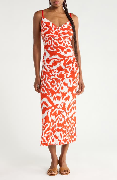 Claudia Cowl Neck Jersey Slip Dress