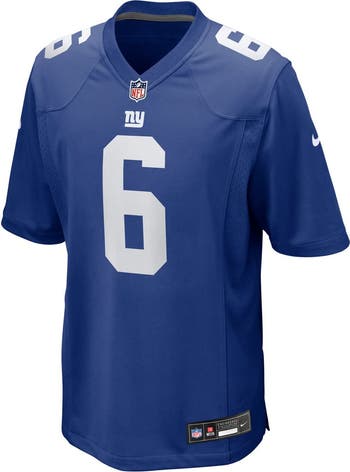Men's Nike Jaxson Dart Royal New York Giants 2025 NFL Draft First Round Pick  Game Jersey