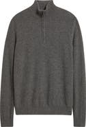 Vince Quarter Zip Cashmere Sweater