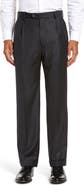 Zanella Bennett Straight Leg Pleated Dress Pants