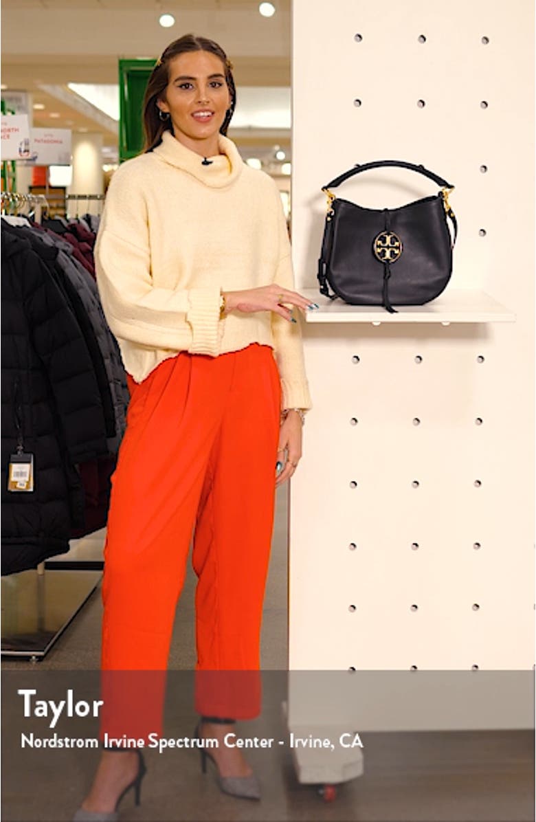 Mini Miller Leather Hobo Bag, sales video thumbnail