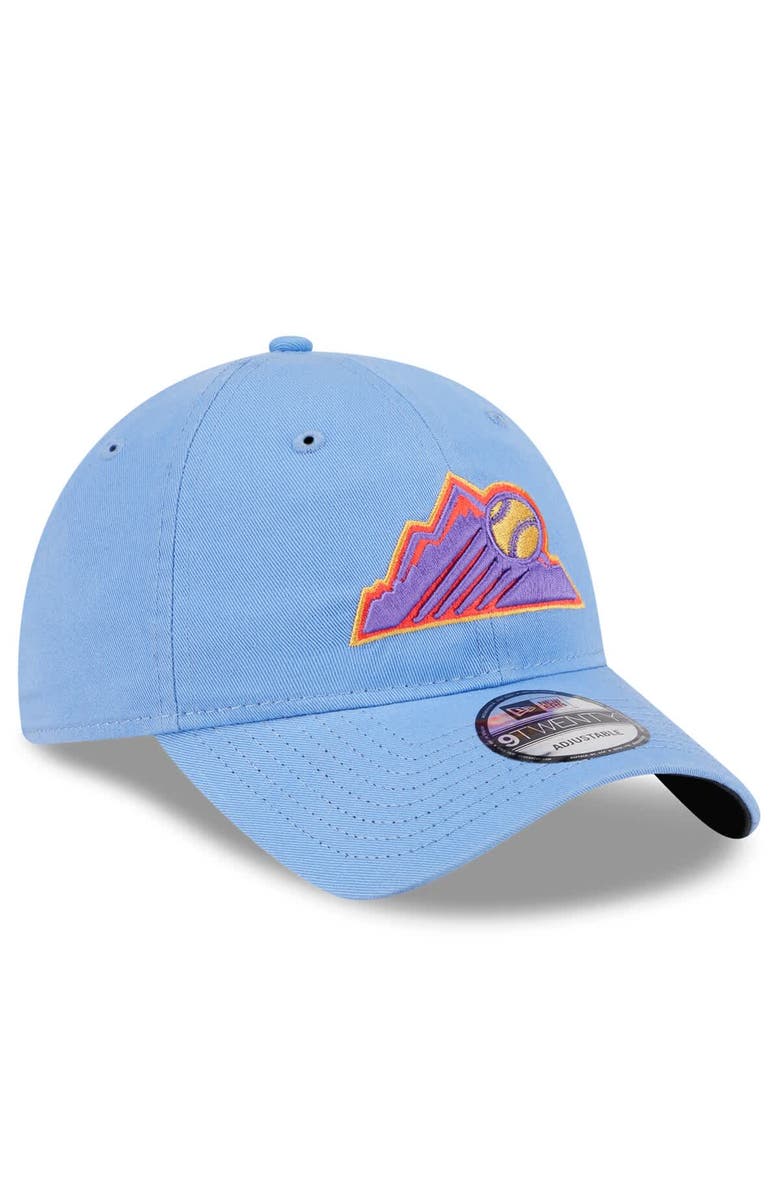 New Era Men's New Era Light Blue Colorado Rockies 2025 City Connect 9TWENTY Adjustable Hat, Alternate, color, 