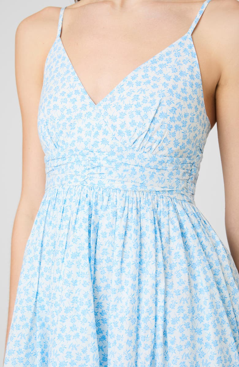 French Connection Rhodes Stacey Floral Print Minidress, Alternate, color, 